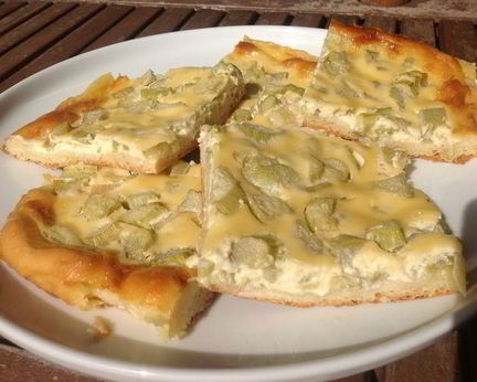 Латышский ревеневый плоский хлебушек