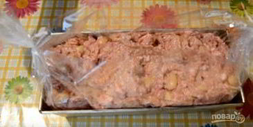 мясной хлеб с фасолью