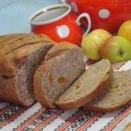 Рецепт Орехового закусочного хлеба с курагой