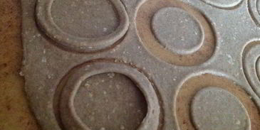 постные ржаные мини-галеты с ягодами