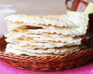 Пресный хлеб с Кавказа