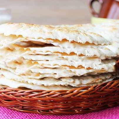 Пресный хлеб с Кавказа