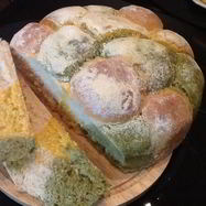 Рецепт Разноцветного хлебушка с тыквой и щавелем