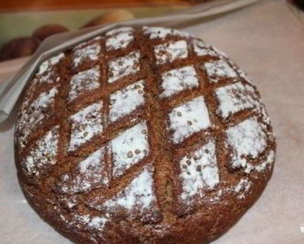 Ржаной хлеб без дрожжей