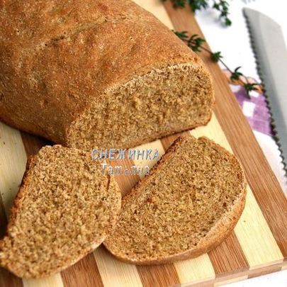 Ржаной хлеб на квасе с розмарином