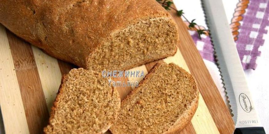 Рецепт ржаного хлеба на квасе с розмарином
