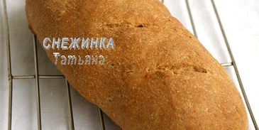 ржаной хлеб на квасе с розмарином