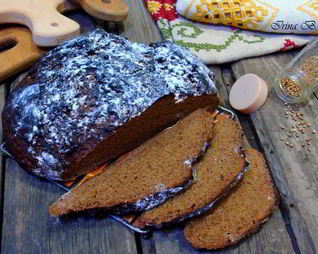 Ржаной хлеб с тмином и кориандром