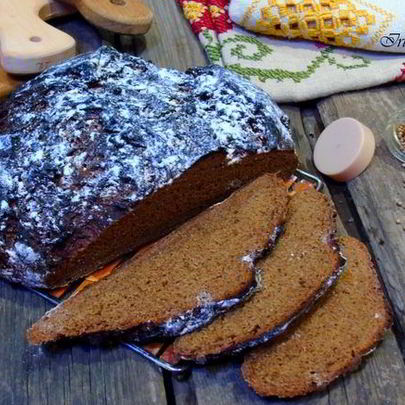 Ржаной хлеб с тмином и кориандром