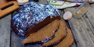 ржаной хлеб с тмином и кориандром