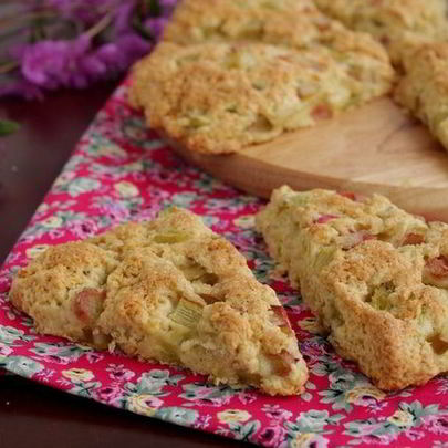 Сконы с ревенем