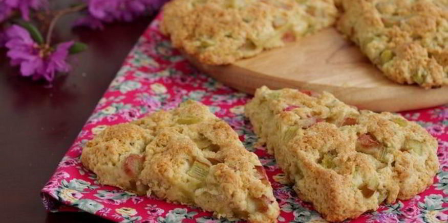 Рецепт сконов с ревенем