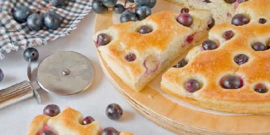 Рецепт сладкого итальянского хлеба с виноградом