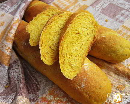 Тыквенно-кукурузные багеты