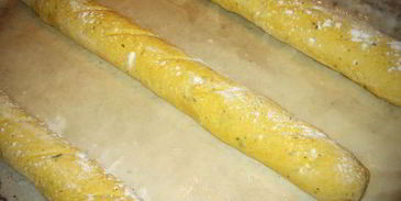 тыквенно-кукурузные багеты