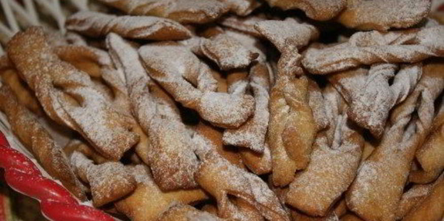 Рецепт хвороста с сахаром