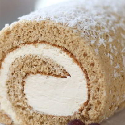 Кокосово-медовый рулет