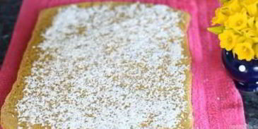 кокосово-медовый рулет