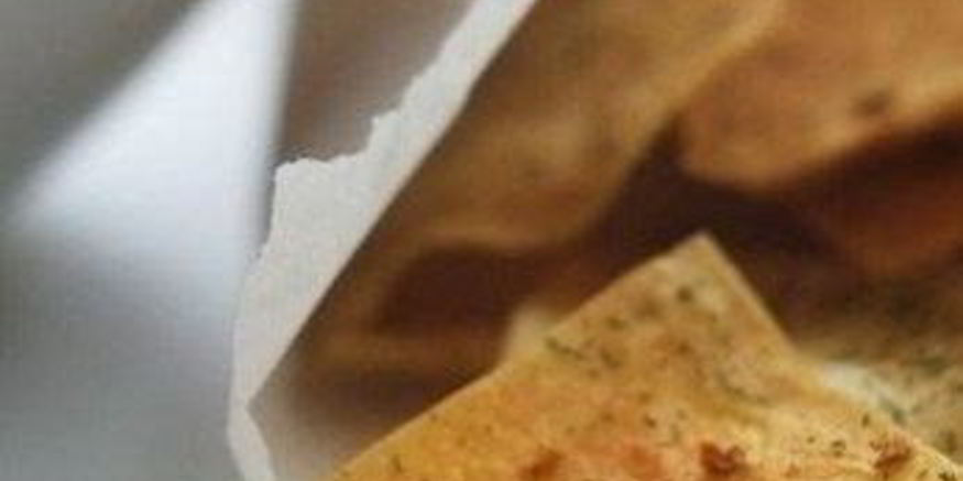 Рецепт чесночных чипсов из лаваша