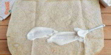 фарш в лаваше по-провански