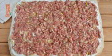 фарш в лаваше по-провански