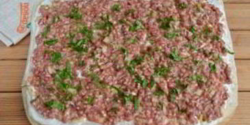 фарш в лаваше по-провански