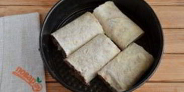 фарш в лаваше по-провански