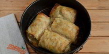 фарш в лаваше по-провански