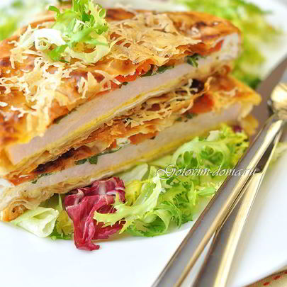 Горячая закуска в лаваше Ека