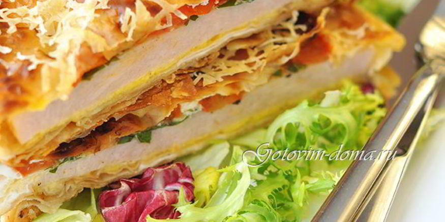 Рецепт горячей закуски в лаваше ека