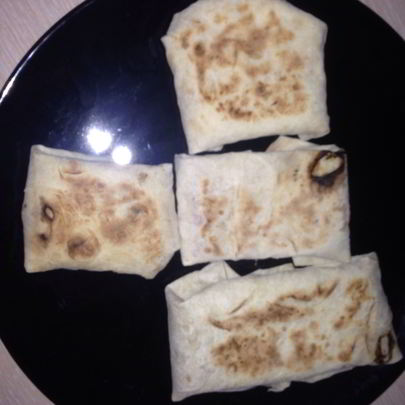 Кентельки из лаваша с крабовым салатом