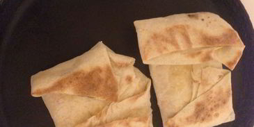 кентельки из лаваша с крабовым салатом