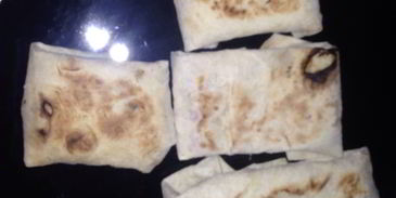 кентельки из лаваша с крабовым салатом