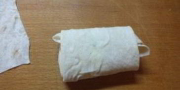 конвертики с творогом из лаваша