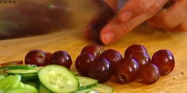 кулечки из лаваша с курицей и зеленью