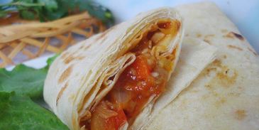 лаваш с баклажанами