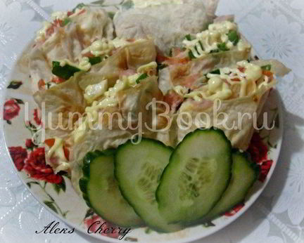 Лаваш с двумя начинками