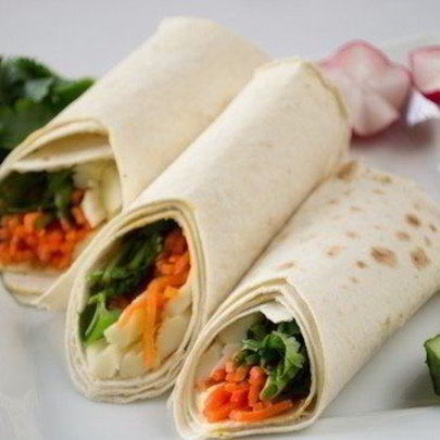 Лаваш с кальмарами