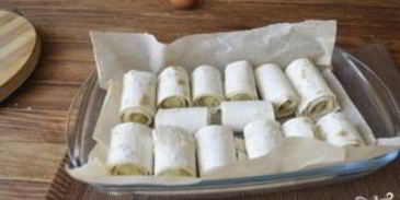 лаваш с картофельным пюре