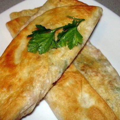 Лаваш с колбасой и сыром