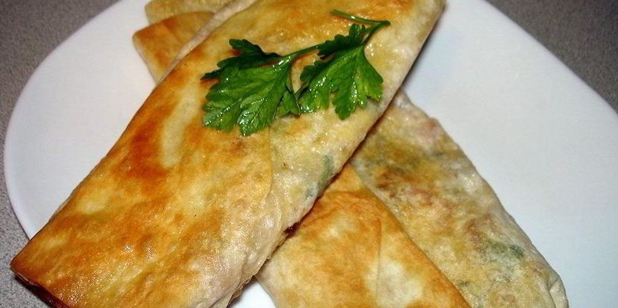 Рецепт лаваша с колбасой и сыром