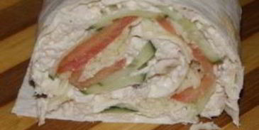 лаваш с курицей и сыром