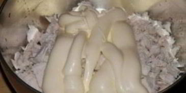 лаваш с курицей и сыром