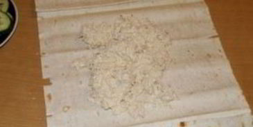 лаваш с курицей и сыром