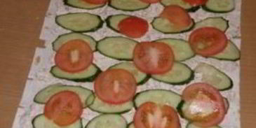 лаваш с курицей и сыром