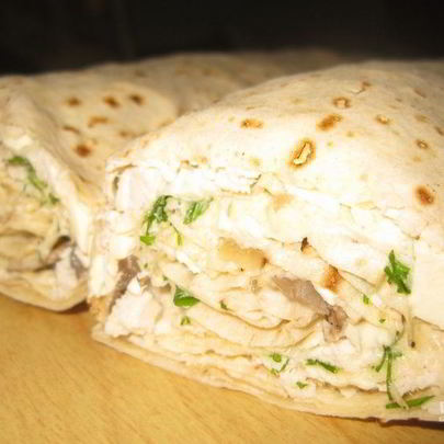 Лаваш с майонезом