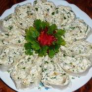 Рецепт Лаваша с начинкой из творога и зелени