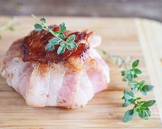 Лаваш с начинкой в беконе