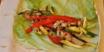 лаваш с овощной начинкой