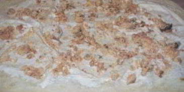 лаваш с рыбой и сыром